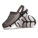 US Size LUOKEN Male Casual Fashion Summer Breathable Hole Semi Slipper Sandals Shoes Water Beach