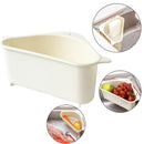Kitchen Triangle Storage Holder Multi-functional Drain Shelf Storage Rack