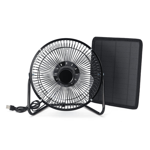10W Solar Panel Powered Fan RV Touring Car Camping Pet Chicken House Ventilator