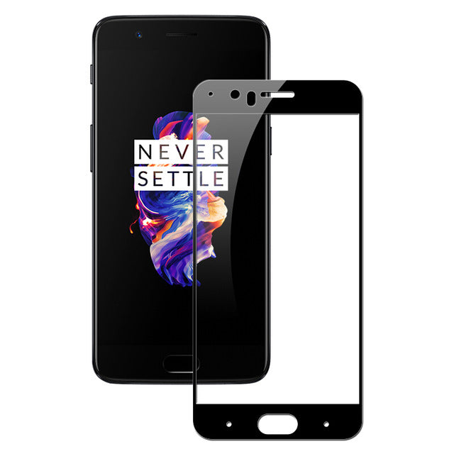 HD 9H Full Cover Protective Tempered Glass Screen Protector for Oneplus 5