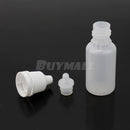 50pcs 10ml Empty Squeezable Plastic-Dropper Bottles Eye Liquid Screw Cap GTY