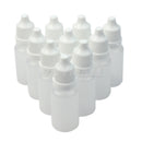 50pcs 10ml Empty Squeezable Plastic-Dropper Bottles Eye Liquid Screw Cap L PPH