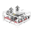 XH-A201 HiFi 6J1 Tube Preamplifier Board Class A Amplifier Audio Finished Board Pre-amp with Crystal Shell