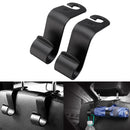 Pair Car Seat Back Headrest Hook Storage Hanger Holder Organizer Universal