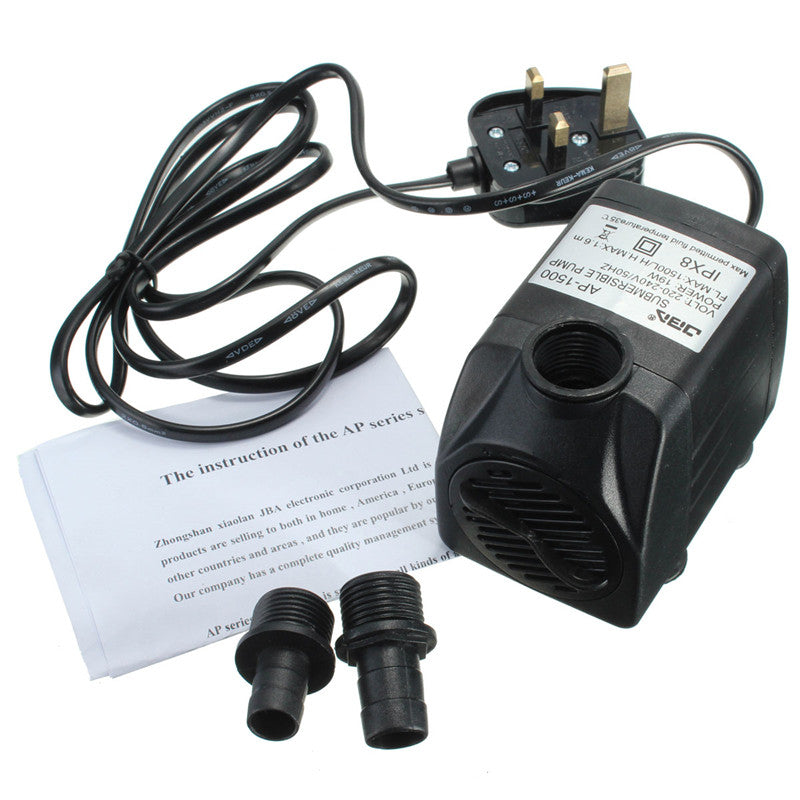 220-240V 50Hz Submersible Pump Water Pump for Fish Tank Aquarium Fountain Pond Water Pump