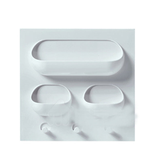 Wall-mounted Paste Storage Rack No Trace Strong Hanging Kitchen Storage Rack Bathroom Wall Storage Box