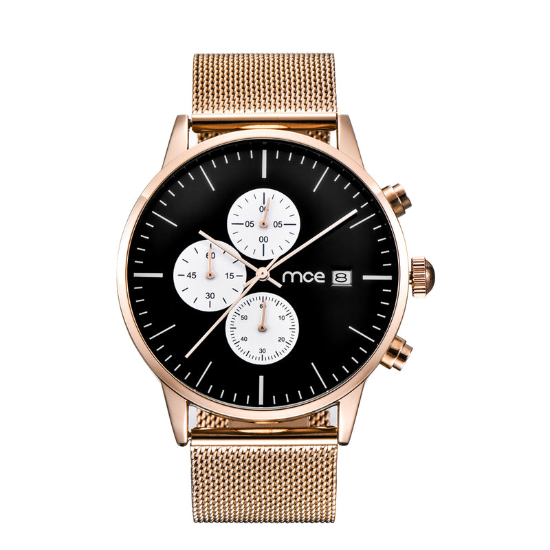 Multi-functions Fashionable Men Wrist Watch Full Steel Clock Quartz Watch