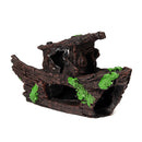 Aquarium Fish Tank Ornament Ship Rockery Hiding Cave Landscape Underwater Decorations