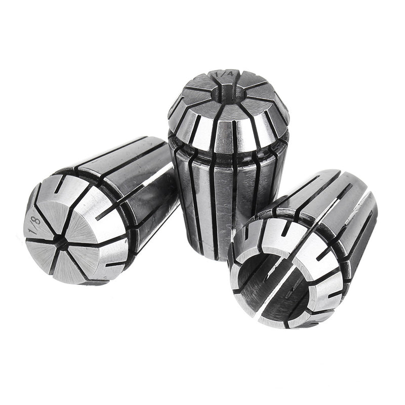 3pcs ER20 1/8 Inch 1/4 Inch 1/2 Inch CNC Spring Collet Carving Machine Milling Chuck Collet