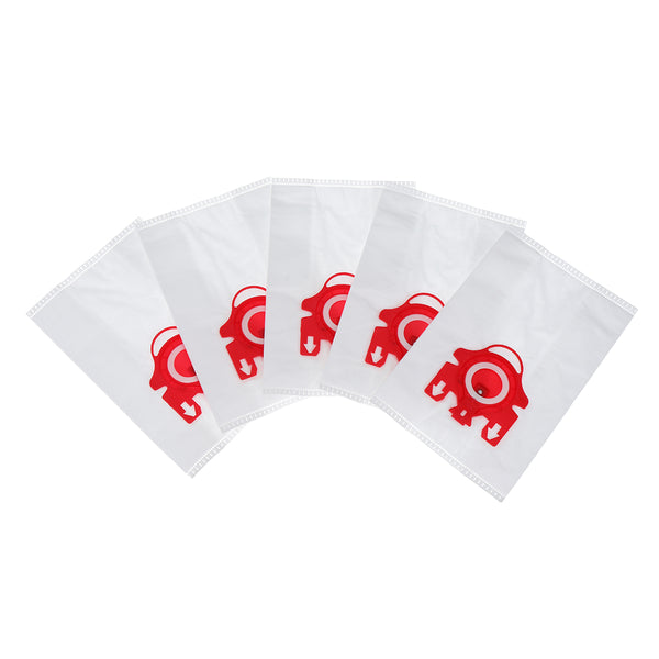 5PCS Miele Dust Bags for Miele FJM Synthetic C1 C2 Type Vacuum Cleaner