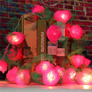 20LED Rose Flower Fairy String Light Wedding Garden Party Xmas Christmas Decor