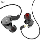 [8 Drivers] TRN V80 2BA+2DD Hybrid Headphone HiFi Dual Balanced Armature Dual Dynamic Bass Earphone