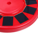 Outdoor Camping Light Super Bright 24 LED Solar Powered Flagpole Flag Pole Light Night Downlight