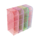 Transparent Obliquely Inserted Pen Pencil Holder Desktop Organizer Plastic Makeup Brushes Lipsticks Storage Box Stationery Holder