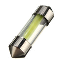 31/36/39/41mm COB LED Festoon Dome Lights Car Interior Map License Plate Bulb 12V 2W 90LM