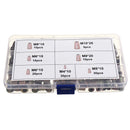 Suleve MXZN10 120Pcs Zinc Alloy Wood Furniture Hex Socket Drive Head Screw-in Threaded Insert Nut