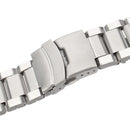 20mm 22mm 24mm Solid Link Silver Stainless Steel Watch Band