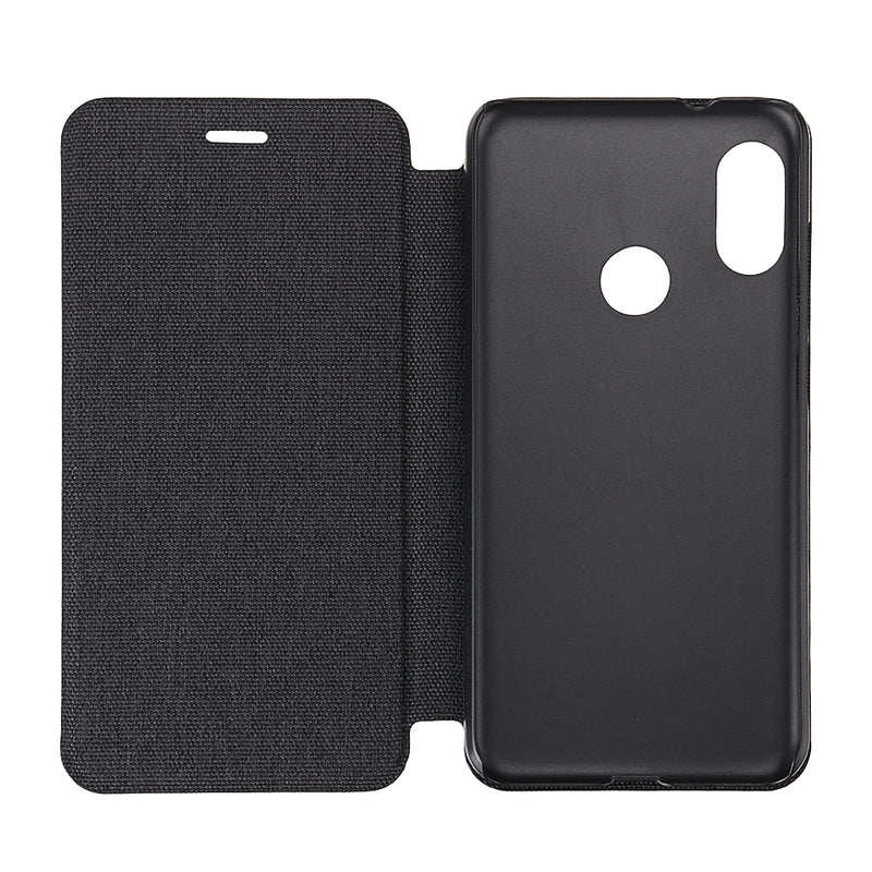 Bakeey Flip Shockproof Fabric Soft Silicone Edge Full Body Protective Case For Xiaomi Mi A2 Lite/ Redmi 6 Pro