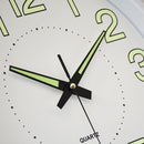 12 Inch Luminous Silent Quartz Wall Clock For Indoor Outdoor Glow In The Dark