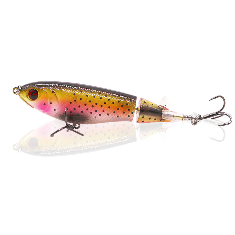 ZANLURE 5PCS 10.5cm 17g 3D Eye Fishing Lure with 2 Hooks Big Fishing Bait Set Fishing Tackle
