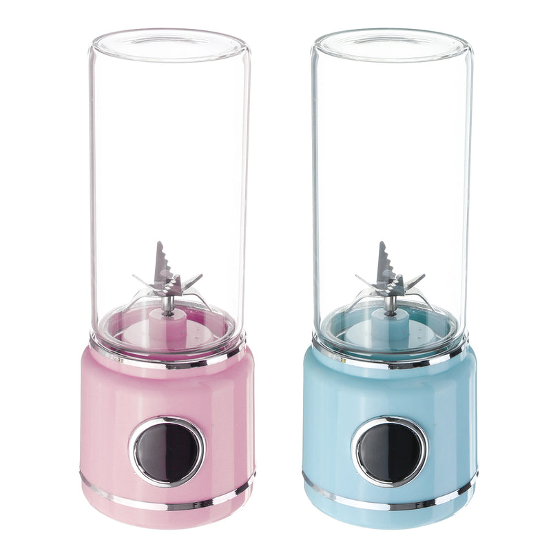 420ml Mini USB Rechargeable Electric Juicer Bottle Portable Fruit Blender Mixer