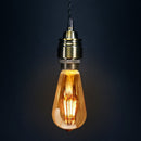 Dimmable Vintage ST64 B22 6W LED Squirrel Cage Edison Light Bulb Filament Lamp AC220V