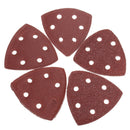 10pcs 90mm 40 60 80 100 120 Grit Sanding Sheets Triangle Sander Pads