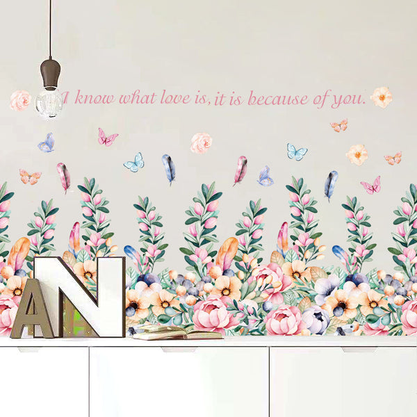 Miico SK6097 Decorative Sticker Sofa TV Background Wall Stickers Bedroom Bedside Wall Sticker DIY Stickers