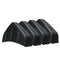 4Pcs Universal PVC Car Rear Bumper Diffuser Scratch Protector Cover Molding Trim