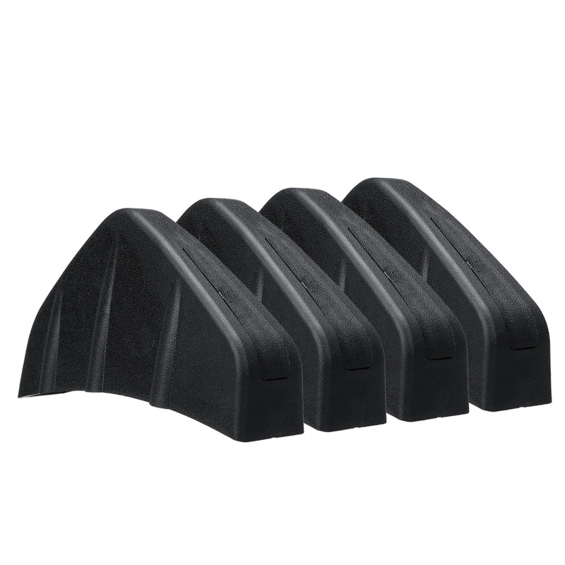 4Pcs Universal PVC Car Rear Bumper Diffuser Scratch Protector Cover Molding Trim