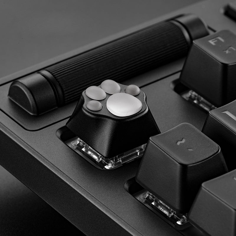 ZOMO Cat Paw Aluminum Alloy Sillica Gel OEM Profile Novelties Keycap