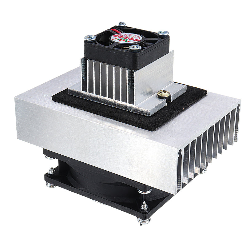 XD-37 12V 72W Electronic Semiconductor Refrigeration DIY Air Cooling System Small Air Conditioning