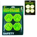 Waterproof MTB Reflective Bike Wheel Sticker Cycling Bicycle Footprint Pattern Decals Bike Accessory