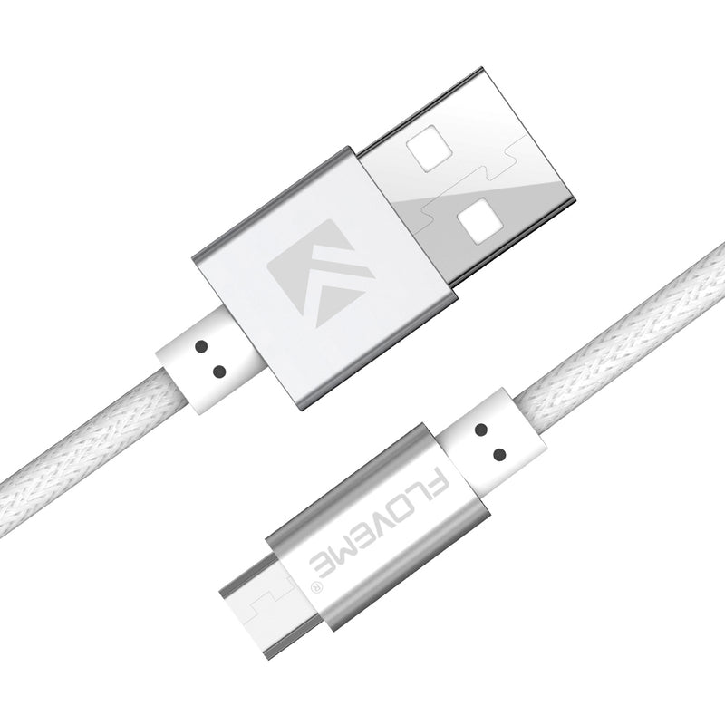 FLOVEME 2A Micro USB Nylon Anti Winding Charging Cable 1M for Samsung S6 S7 Edge Redmi 4 Nexus