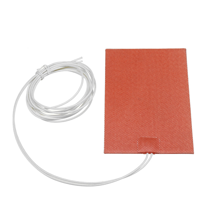 300W 240V 10*15cm Silicone Heated Bed Heating Pad w/ Adhesive Backing for 3D Printer Hot Bed