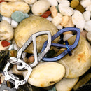 LAOTIE Titanium Alloy Carabiner Sports Hiking Climbing Hanging Buckle Keychain