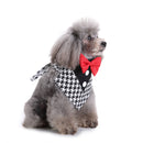 Formal Dog Bow Ties Tuxedo Bandana Collar with Bowtie Adjustable Neckerchief for Party