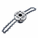 65Mn Trimmer Head Coil Chain Brush Cutter Garden Grass Trimmer for Lawnmower Black