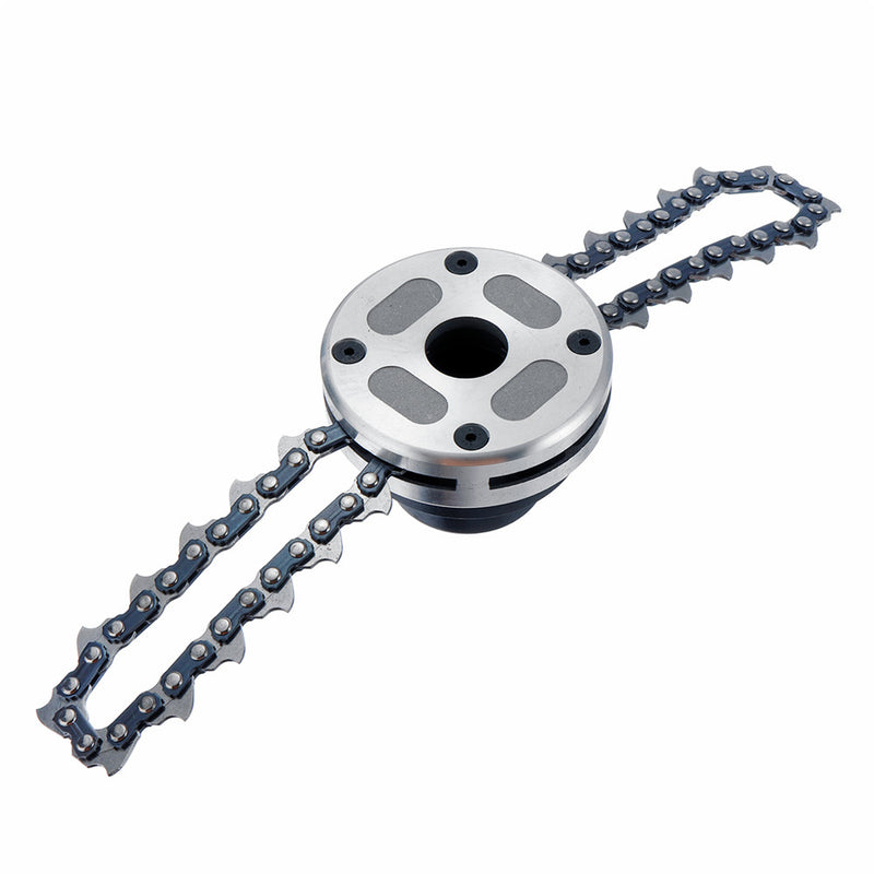 65Mn Trimmer Head Coil Chain Brush Cutter Garden Grass Trimmer for Lawnmower Black