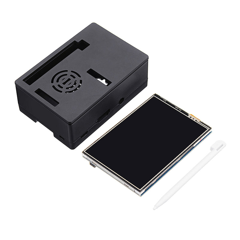 Geekcreit 3.5 inch TFT LCD Touch Screen + Protective Case + Touch Pen Kit For Raspberry Pi 3B+/3B/2B