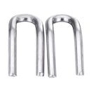 2pcs 50mm Stainless Steel Exhaust Muffler Springs Expansion Chambers Manifold Link Pipe