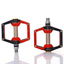 BIKIGHT Aluminum Alloy MTB Bike Pedals Bearing Axle 9/16" Cycling Bicycle Flat Platform