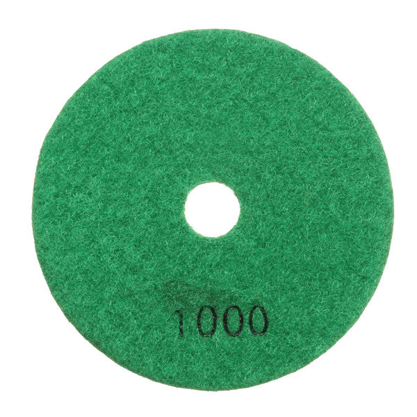 8pcs 4 Inch Polishing Pads Set 50-3000 Grit 100mm Dry Diamond Polishing Pads With Backer