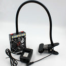 Soldering Iron Exhaust Fan Solder Smoke Exhauster Remover Fume Extractor with LED Lighting
