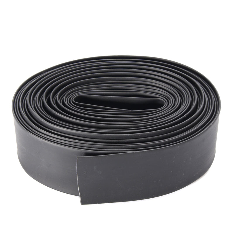 5m Black 2:1 Heat Shrink Tubing Tube Sleeve Wrap Wire Cable 15/20/25/30/35/40mm