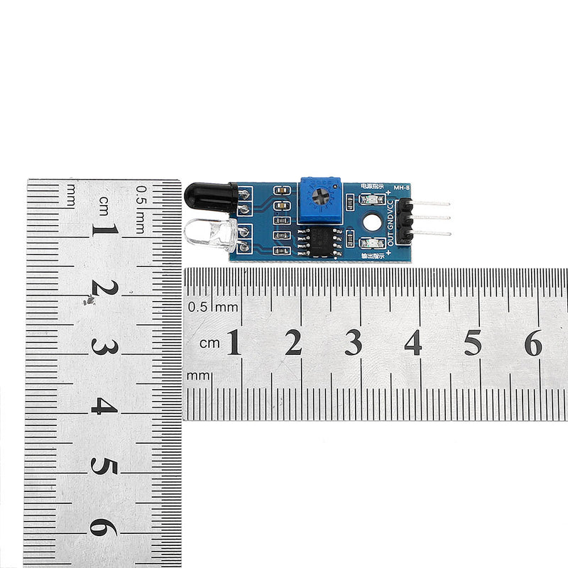 50pcs IR Infrared Obstacle Avoidance Sensor Module For Smart Car Robot 3-wire Reflective Photoelectric For
