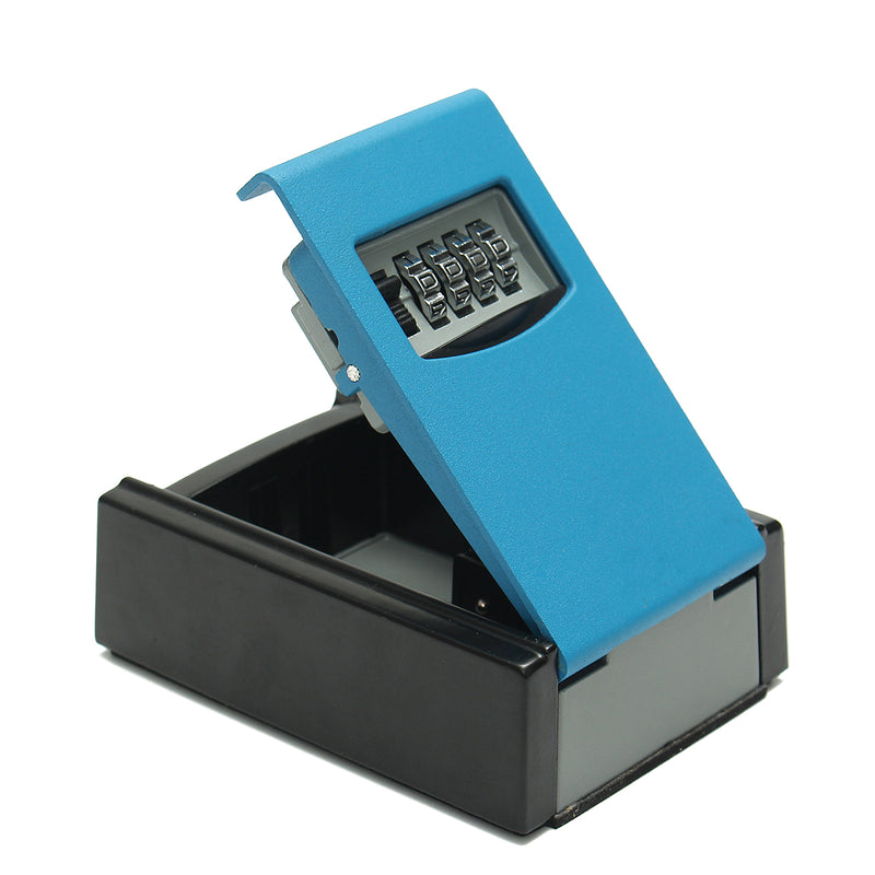 Alumium Alloy Blue 4-digit Key Parts  Storage Box