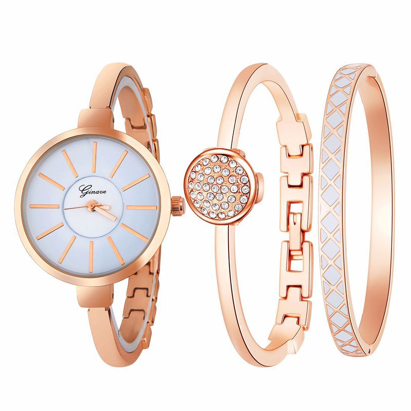 GINAVE Fashion Diamond Bracelet Set