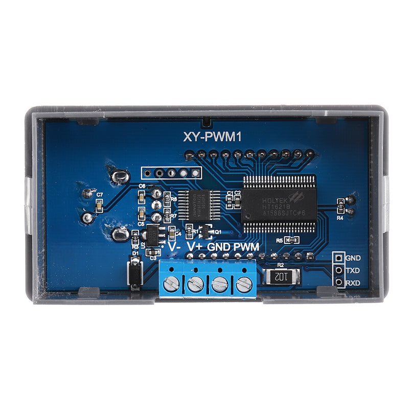Signal Generator PWM Pulse Frequency Duty Cycle Adjustable Module LCD Display 1Hz-150Khz 3.3V-30V PWM Board Module Hand Knob