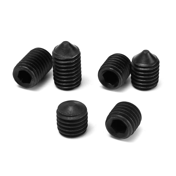 20Pcs Black 12.9 Grade M10 HEX Socket Set Core Point Grub Screws